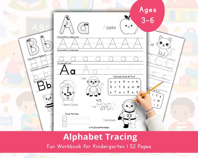 Alphabet Tracing (Age 3-6)
